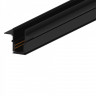 CABM1001 Шинопровод для низковольтных трековых светильников Feron черный встраиваемый 2м