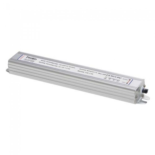Трансформатор електронний Feron LB004 30W IP67