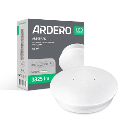 Світлодіодний накладний світильник Ardero AL805ARD 45Вт 5000K білий