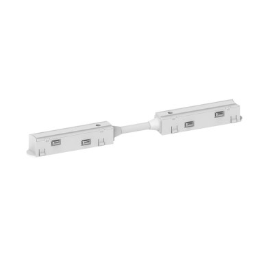Прямой коннектор питания Ardero LD3003 белый