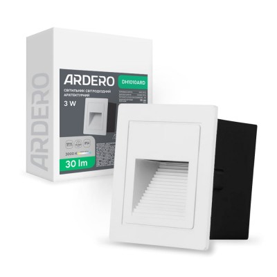Архитектурный светодиодный накладной светильник Ardero DH1010ARD 3Вт 3000K белый