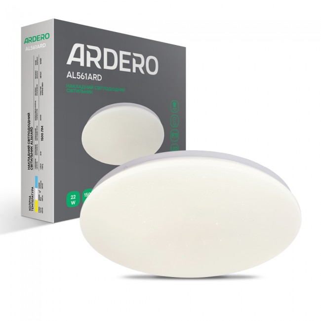 Світлодіодний накладний світильник Ardero AL561ARD 22Вт 5000K зоряне небо