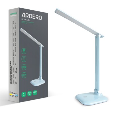 Светодиодный настольный светильник Ardero DE1725ARD 9Вт 6500K голубой