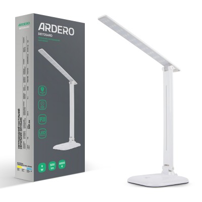 Светодиодный настольный светильник Ardero DE1725ARD 9Вт 6500K белый