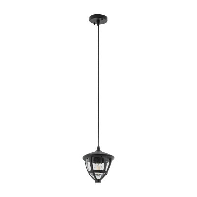 Вуличний світильник Nowodvorski 10496 Amelia BL E27 1x10W IP44 Чорний