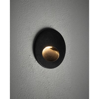 Світильник для підсвітки сходів/коридору Nowodvorski 11530 Ava LED 1x3W 3000K 40Lm IP54 чорний