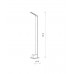Світильник вуличний стовпчик Nowodvorski 11540 Slim LED 1x7W 3000K 450Lm IP54 чорний