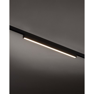 Магнитный трековый светильник Nowodvorski 11743 NANO-LVM Line Out LED 1x10W 3000K 400Lm IP20 черный