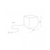 Уличный светильник Nowodvorski 8966 Cumulus Cube M E27 1x25W IP44 Белый