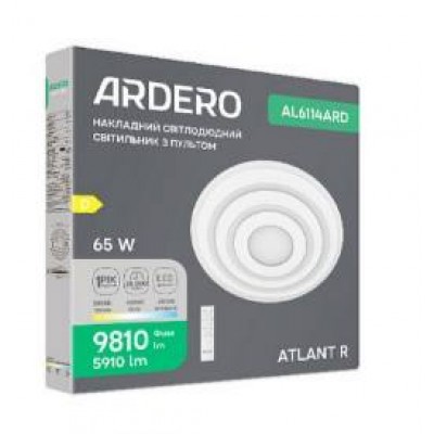 Світлодіодна накладна люстра Ardero AL6114ARD 65Вт Світлодіодна накладна люстра Ardero AL6114ARD 65Вт