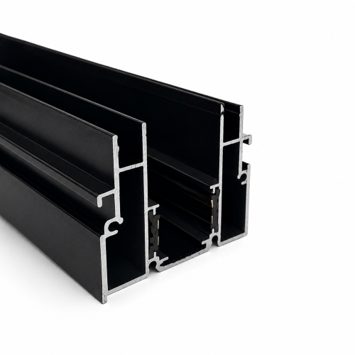 Шинопровід Ardero CABM1004 для натяжних стель вбудований 3м чорний - фото 1