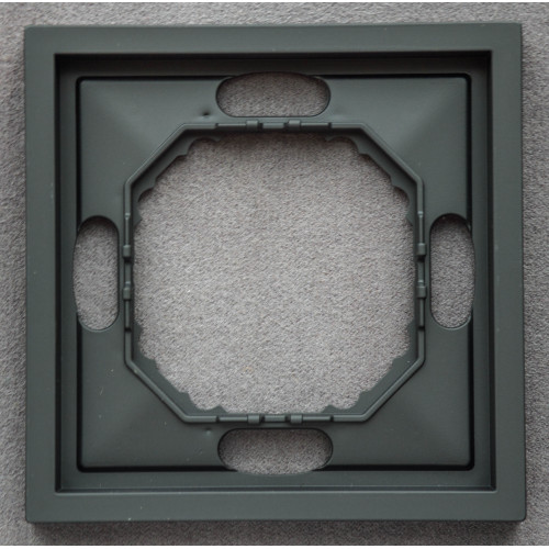 Ardero EF101-B рамка 1-местная универсальная, черный Soft - фото 1