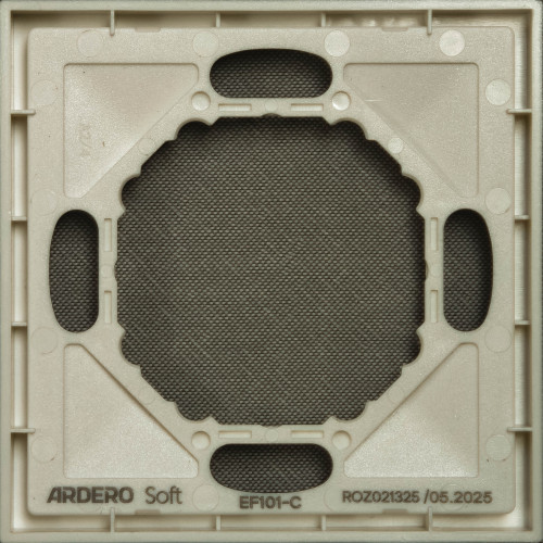 Рамка 1-местная универсальная Ardero Soft шампань EF101-C - фото 2 | СТС Рамка 1-местная универсальная Ardero Soft шампань EF101-C - фото 2