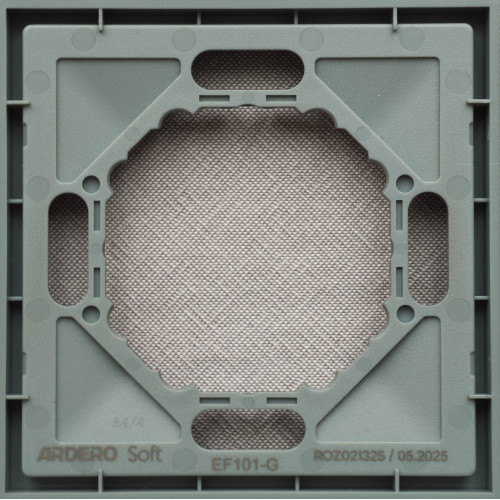 Ardero EF101-G рамка 1-місна універсальна, сірий Soft - фото 2 | СТС Ardero EF101-G рамка 1-місна універсальна, сірий Soft - фото 2