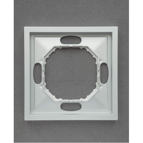 Рамка 1-місна універсальна Ardero Soft срібло EF101-S - фото 1