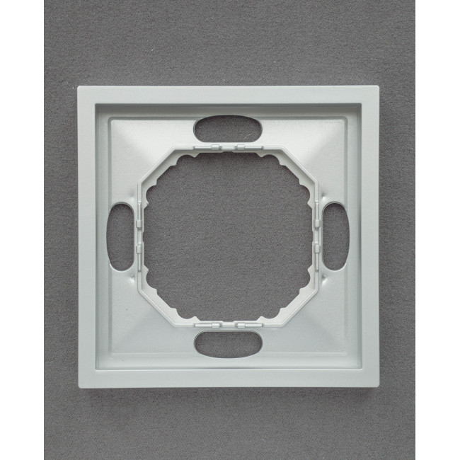 Рамка 1-местная универсальная Ardero Soft серебро EF101-S