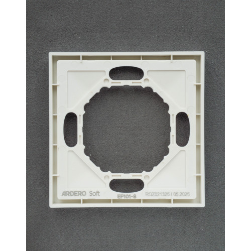Рамка 1-місна універсальна Ardero Soft срібло EF101-S - фото 2