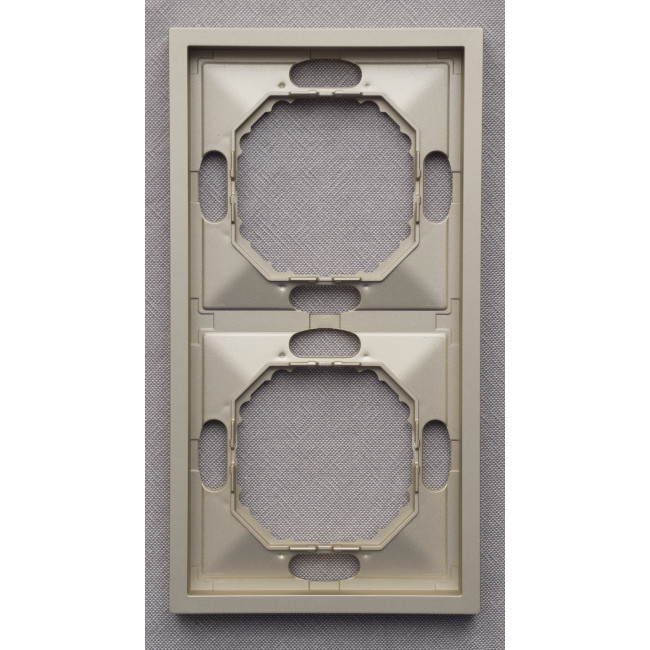 Рамка 2-местная универсальная Ardero Soft шампань EF102-C