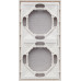 Ardero EF102-W рамка 2-місна універсальна, білий Soft Ardero EF102-W рамка 2-місна універсальна, білий Soft
