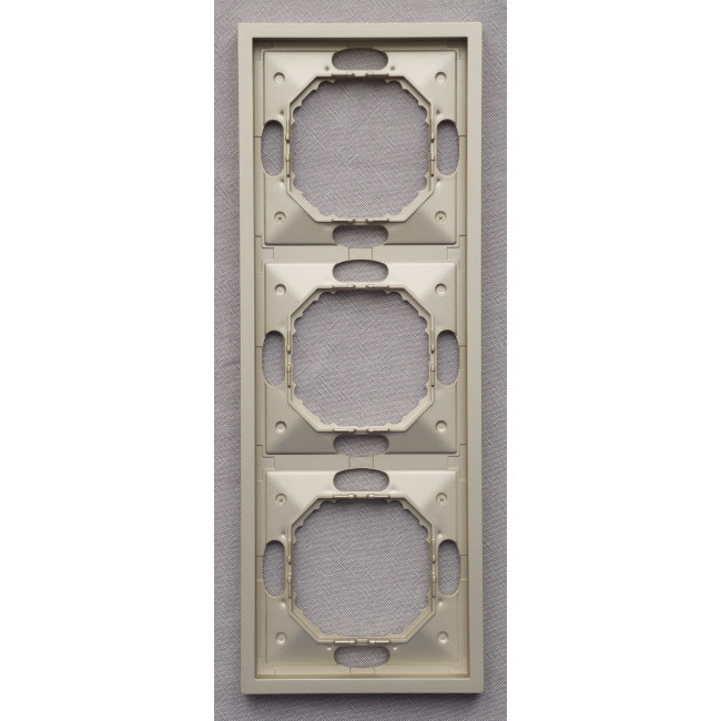 Рамка 3-местная универсальная Ardero Soft шампань EF103-C