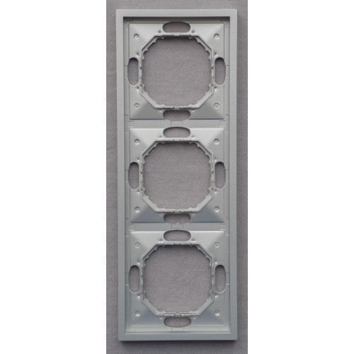 Рамка 3-місна універсальна Ardero Soft шампань EF103-C - фото 1