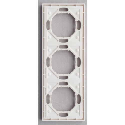 Ardero EF103-W рамка 3-місна універсальна, білий Soft - фото 2