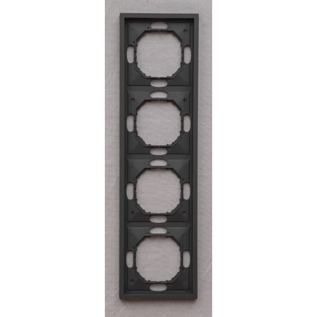 Рамка 4-местная универсальная Ardero Soft черная EF104-B Рамка 4-местная универсальная Ardero Soft черная EF104-B