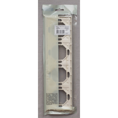 Рамка 4-местная универсальная Ardero Soft шампань EF104-C - фото 4 | СТС Рамка 4-местная универсальная Ardero Soft шампань EF104-C - фото 4