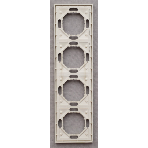 Рамка 4-местная универсальная Ardero Soft шампань EF104-C - фото 2 | СТС Рамка 4-местная универсальная Ardero Soft шампань EF104-C - фото 2