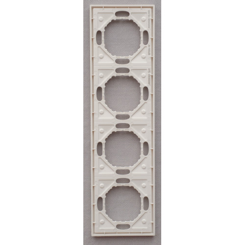 Ardero EF104-W рамка 4-местная универсальная, белый Soft - фото 2 | СТС Ardero EF104-W рамка 4-местная универсальная, белый Soft - фото 2