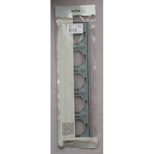 Ardero EF105-G рамка 5-місна універсальна, сірий Soft - фото 4