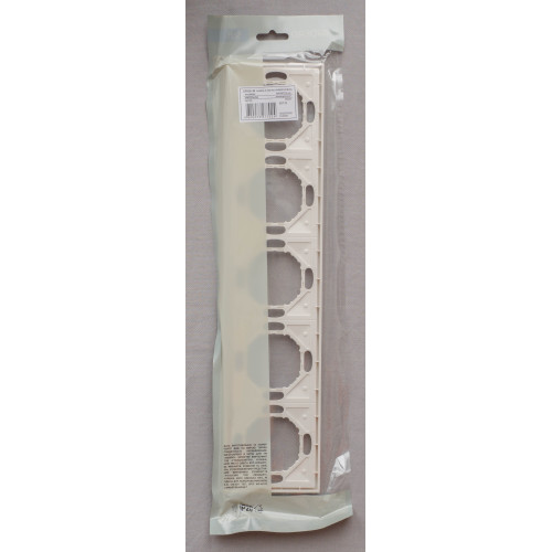 Ardero EF105-W рамка 5-місна універсальна, білий Soft - фото 2