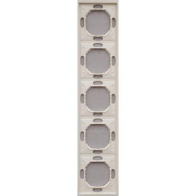 Ardero EF105-W рамка 5-местная универсальная, белый Soft Ardero EF105-W рамка 5-местная универсальная, белый Soft