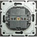Ardero ER111-B розетка без заземления, механизм чёрный 16А Soft Ardero ER111-B розетка без заземления, механизм чёрный 16А Soft