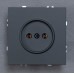 Ardero ER111-B розетка без заземления, механизм чёрный 16А Soft Ardero ER111-B розетка без заземления, механизм чёрный 16А Soft