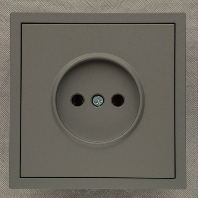 Ardero ER111-G розетка без заземления, механизм серый 16А Soft Ardero ER111-G розетка без заземления, механизм серый 16А Soft