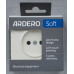 Ardero ER111-W розетка без заземления, механизм белый 16А Soft