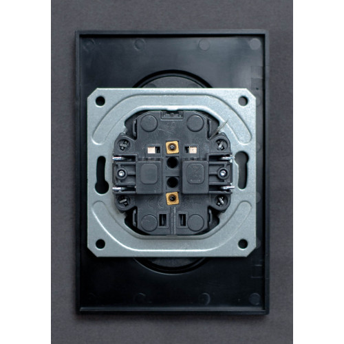 Ardero ER112-B розетка двойная без заземления чёрный 16А Soft - фото 3