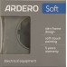Ardero ER121-G розетка с заземлением, механизм серый 16А Soft Ardero ER121-G розетка с заземлением, механизм серый 16А Soft