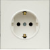 Ardero ER121-W розетка с заземлением, механизм белый 16А Soft Ardero ER121-W розетка с заземлением, механизм белый 16А Soft