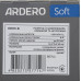 Ardero ER131-B розетка двойная с заземлением, крышкой и шторками, механизм чёрный 16А Soft