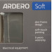 Ardero ER131-G розетка двойная с заземлением, крышкой и шторками, механизм серый 16А Soft Ardero ER131-G розетка двойная с заземлением, крышкой и шторками, механизм серый 16А Soft