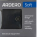 Розетка телевизионная TV механизм Ardero Soft черная ER141TV-B