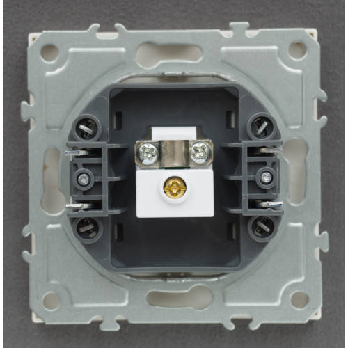 Ardero ER141TV-W розетка телевизионная, механизм белый Soft - фото 3