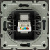 Ardero ER151PC-G розетка комп'ютерна, механізм сірий Soft Ardero ER151PC-G розетка комп'ютерна, механізм сірий Soft