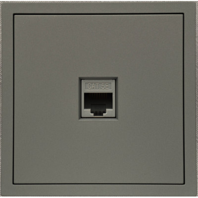 Ardero ER151PC-G розетка комп'ютерна, механізм сірий Soft Ardero ER151PC-G розетка комп'ютерна, механізм сірий Soft