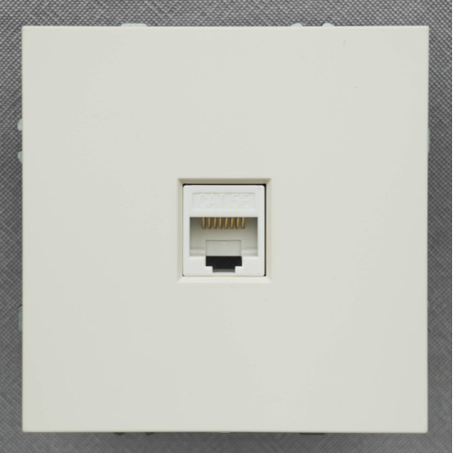 Ardero ER151PC-W розетка компьютерная механизм, белый Soft - фото 5