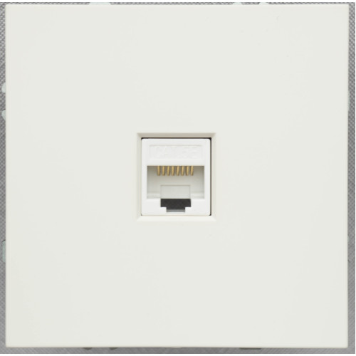 Ardero ER151PC-W розетка компьютерная механизм, белый Soft - фото 2