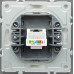 Ardero ER151PC-W розетка компьютерная механизм, белый Soft
