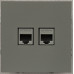 Ardero ER152PC-G розетка компьютерная механизм, серый Soft Ardero ER152PC-G розетка компьютерная механизм, серый Soft